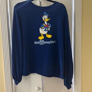 Disney Donald Duck Navy Pullover Sweater